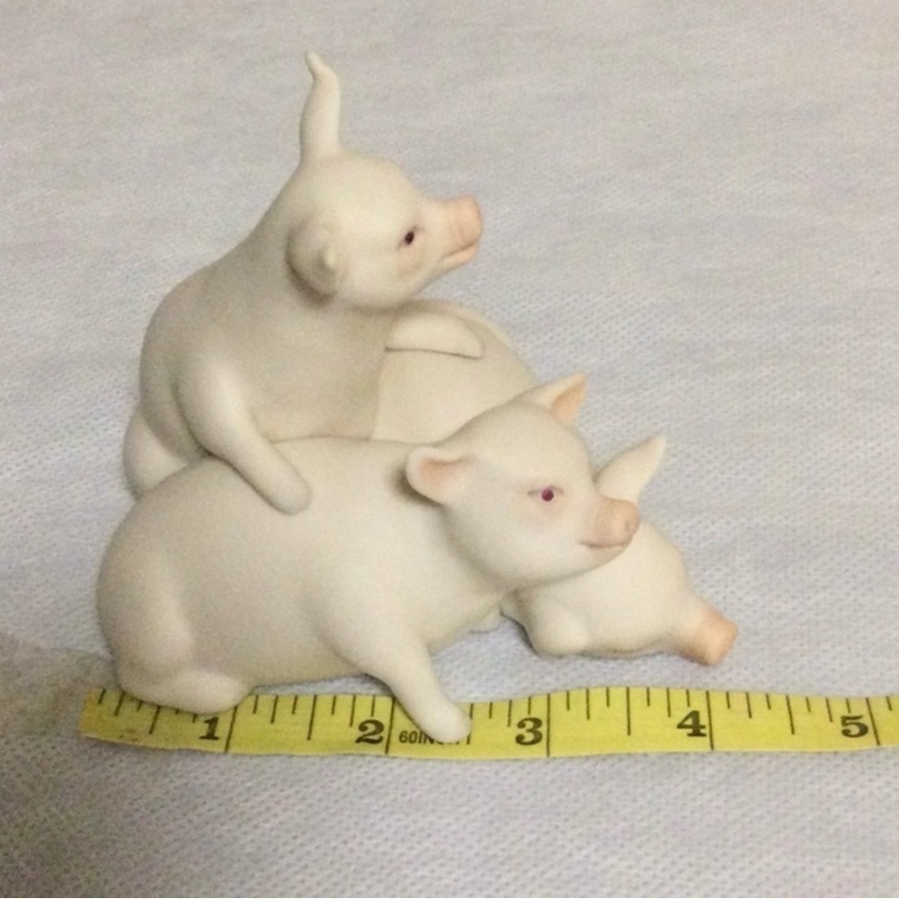Cybis Porcelain Figurine The Three Little Pigs - Picture 2 of 8